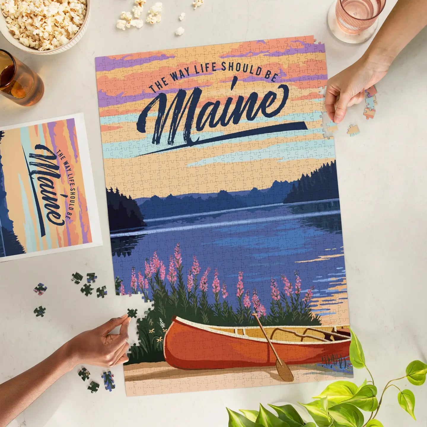 Maine Canoe Puzzle