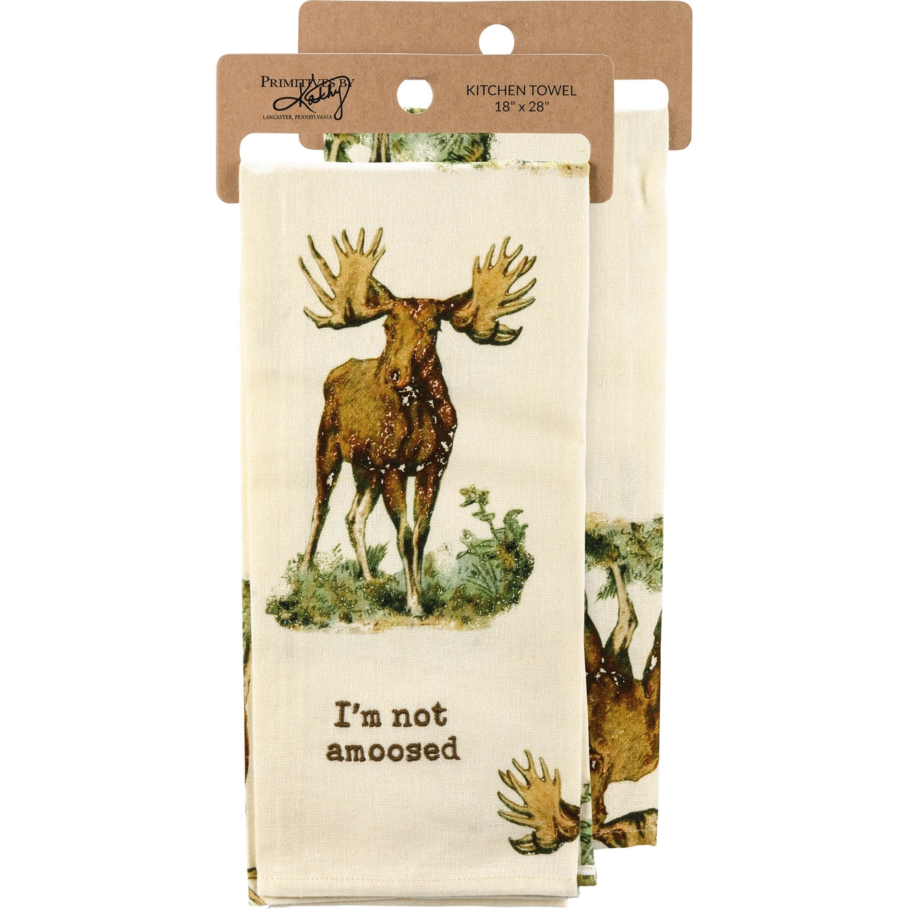 I'm Not Amoosed Kitchen Towel