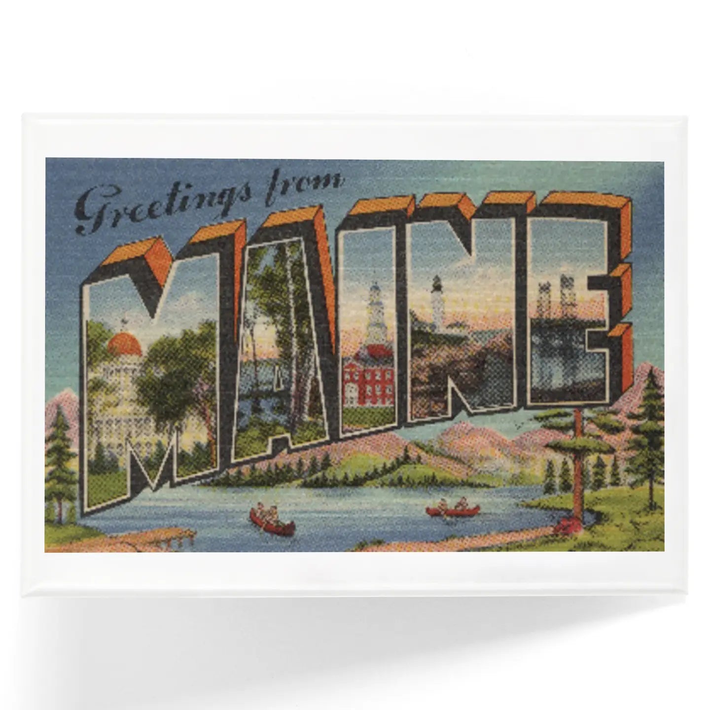 'Greetings from Maine' Magnet