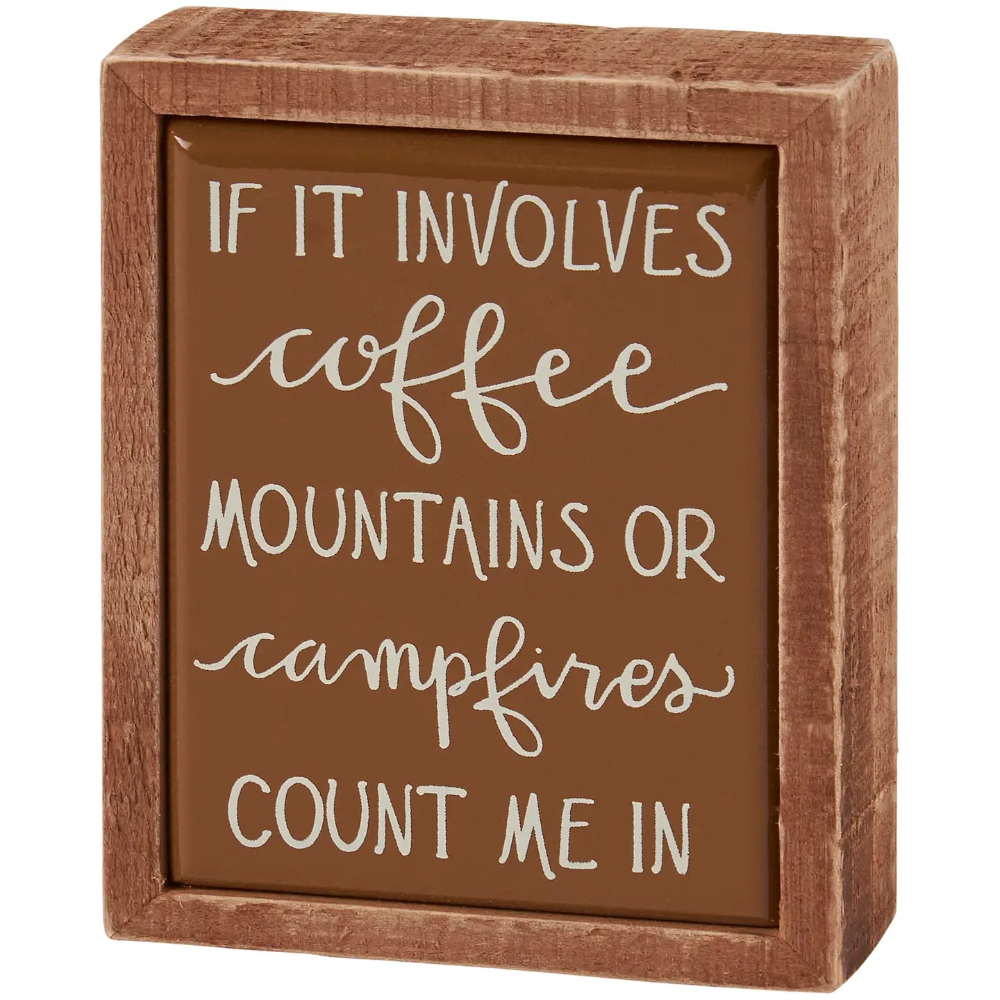 Count Me in Box Sign Mini