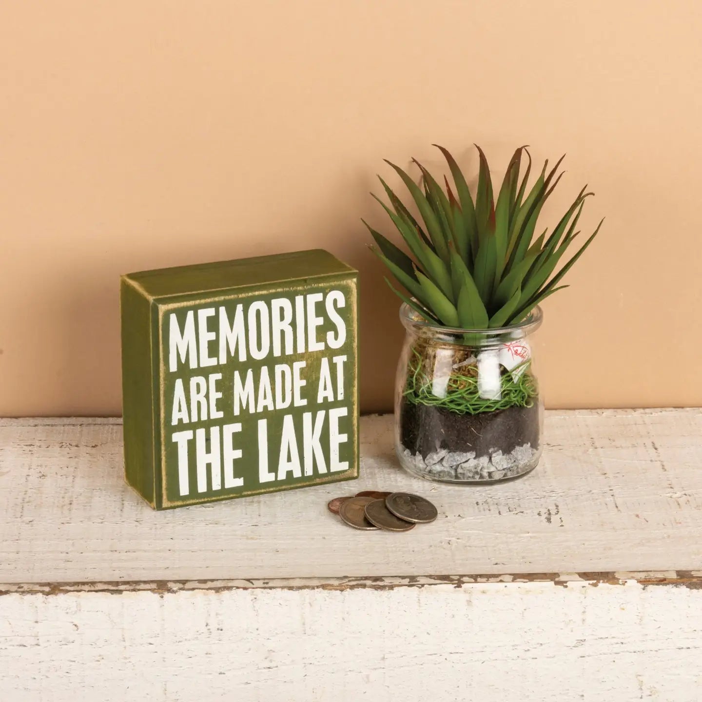 At the Lake Box Sign