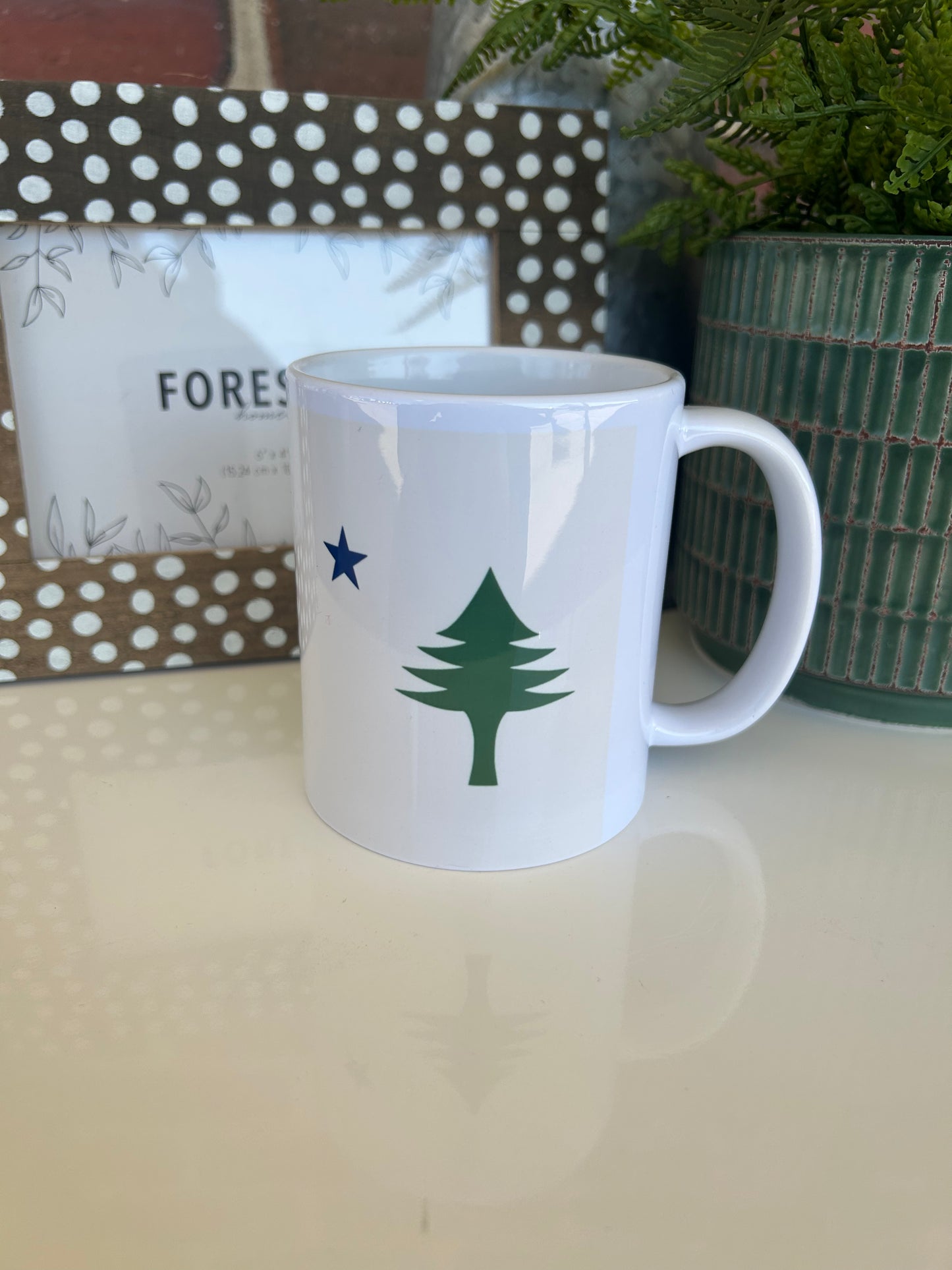 1901 Maine Flag Mug