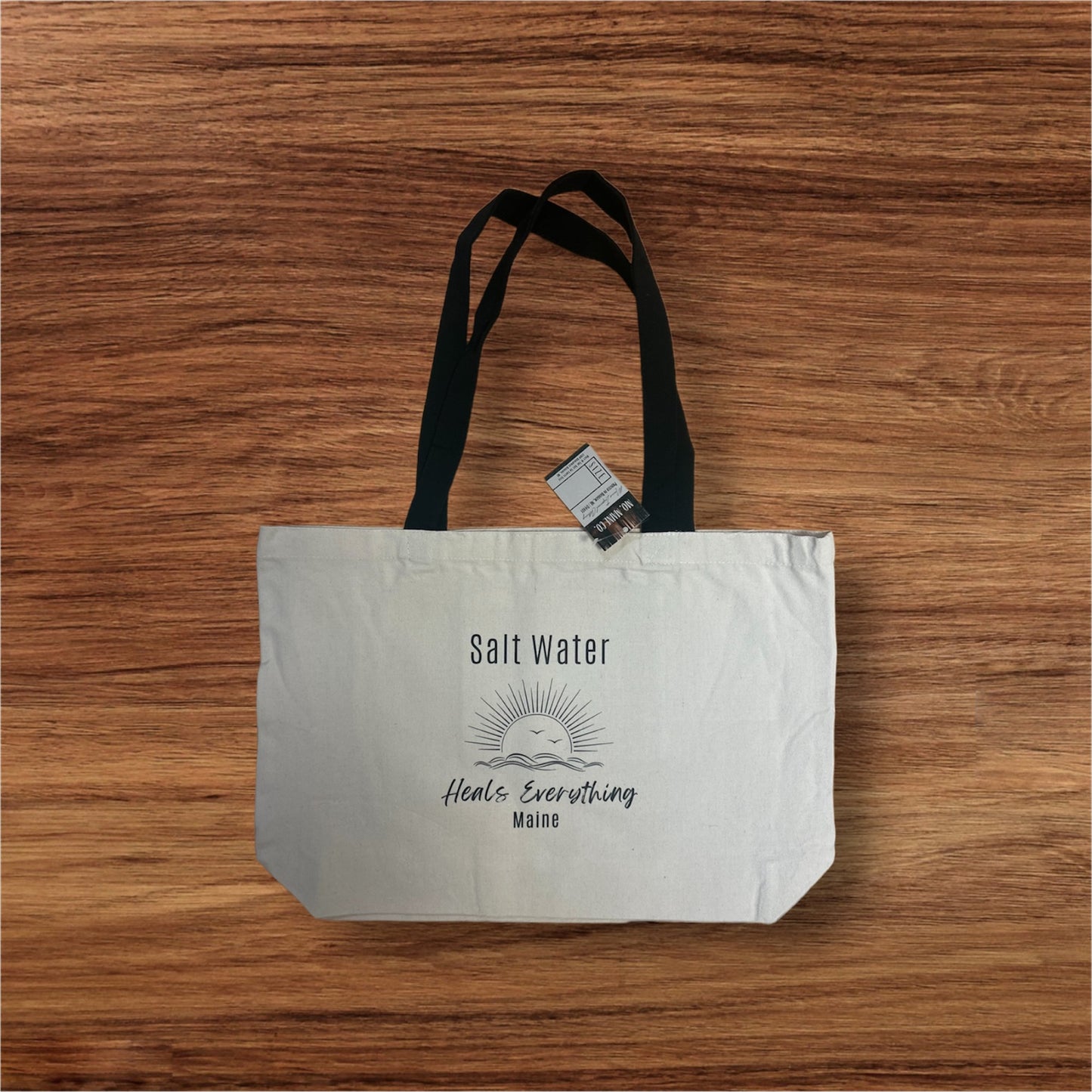 Salt Water Canvas Tote Bag