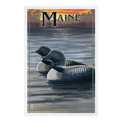 Maine Loon Postcard