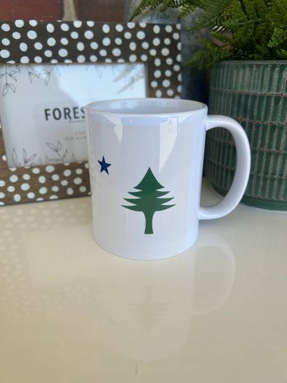 1901 Maine Flag Mug