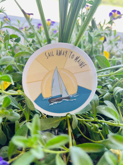 Sail Away Sticker