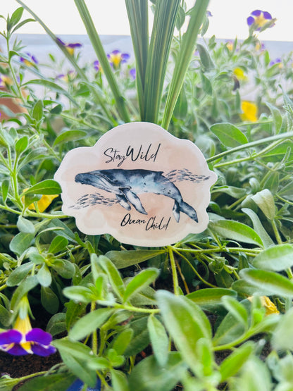 Stay Wild Ocean Child Sticker