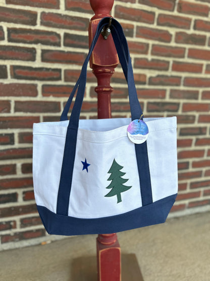 Embroidered Canvas 1901 Flag Bag