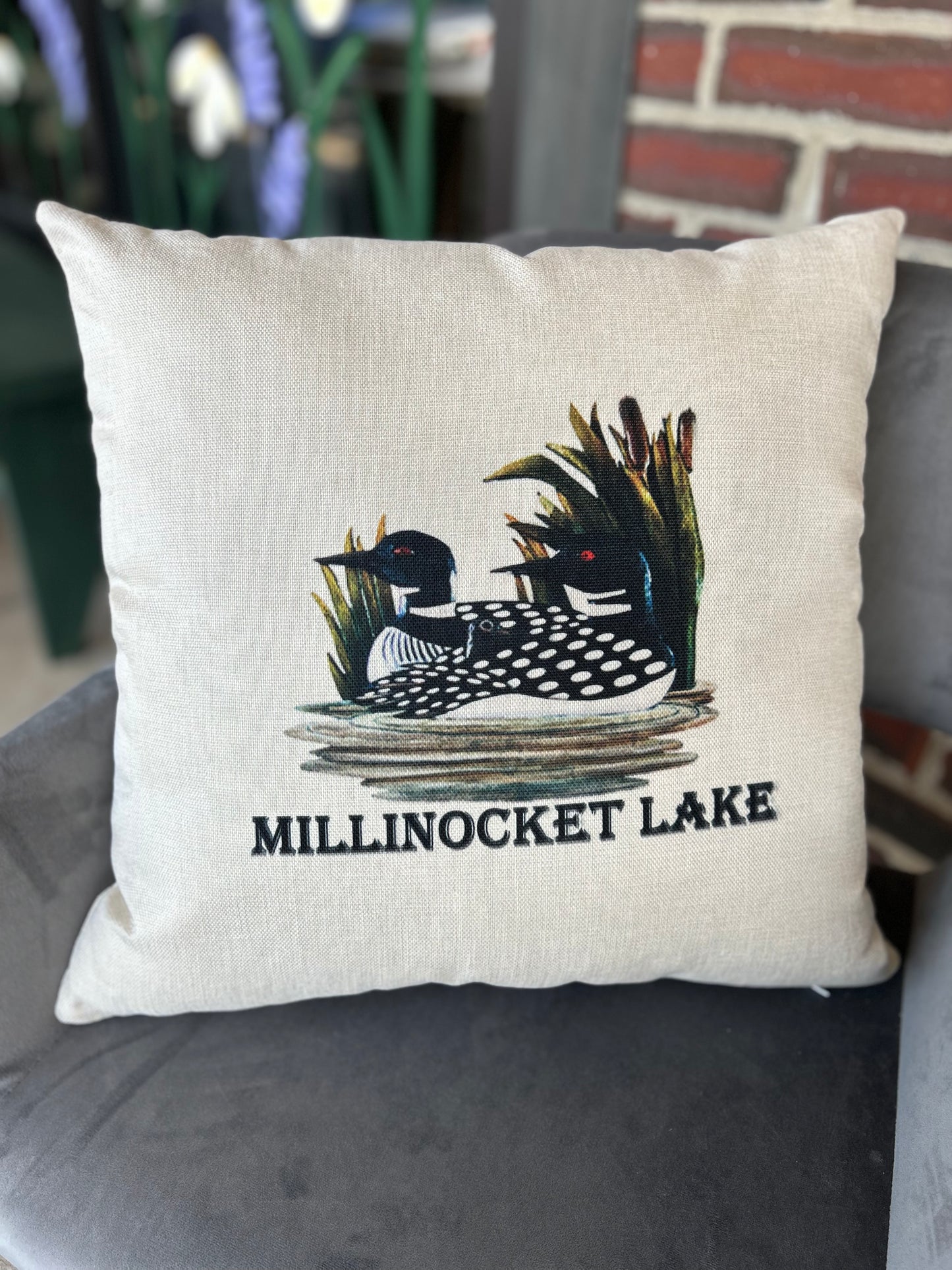 Loon Lake Pillow *Customizable*