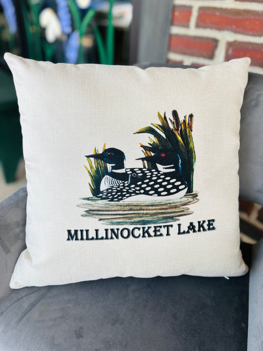 Loon Lake Pillow *Customizable*