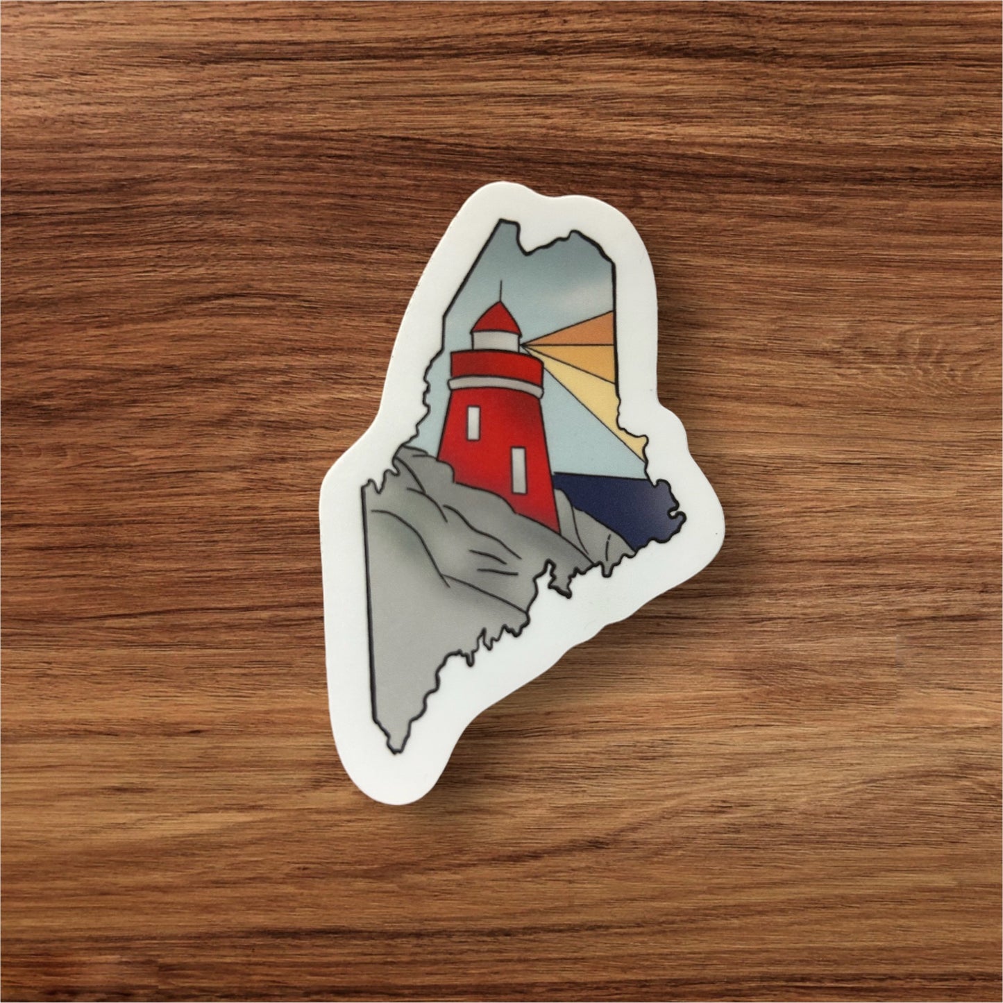 Maine Lighthouse Sticker