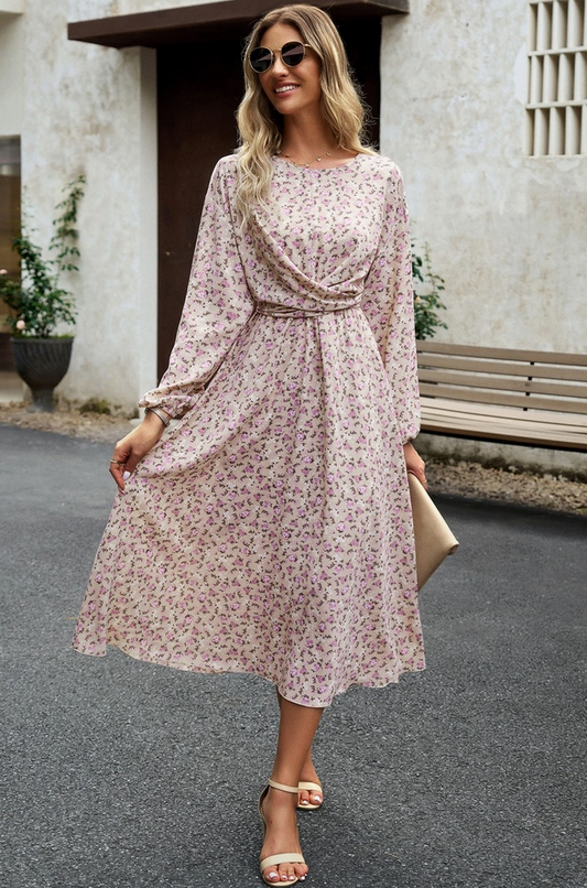 Floral Long Sleeve Dress